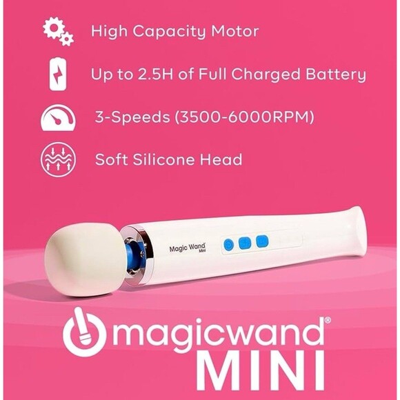 Authentic Hitachi Magic Wand Mini Rechargeable Original Massager Vibratex HV-135 - Picture 4 of 4